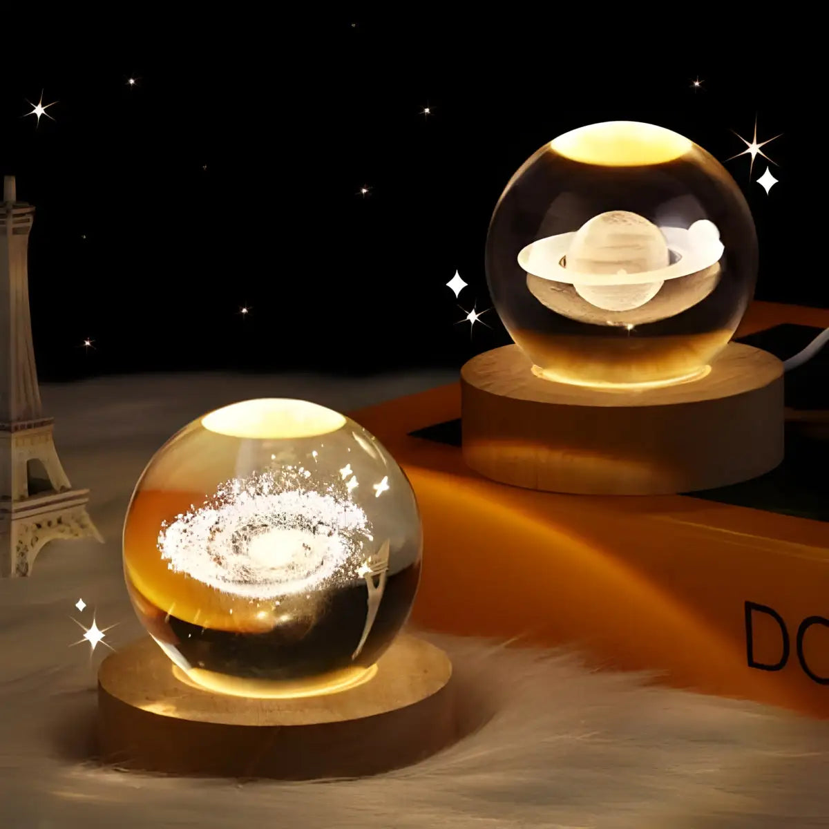 3D Solar System Crystal Ball Night Light GTPD Global Trending Products Direct