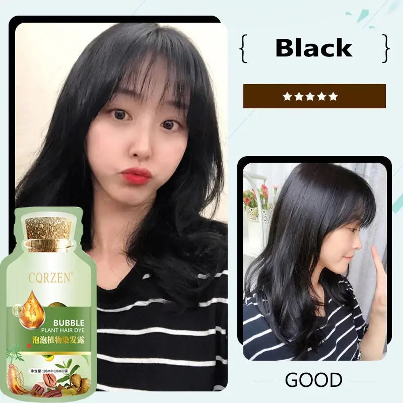 Pure Natural Herbal Hair Dye Shampoo GTPD Global Trending Products Direct