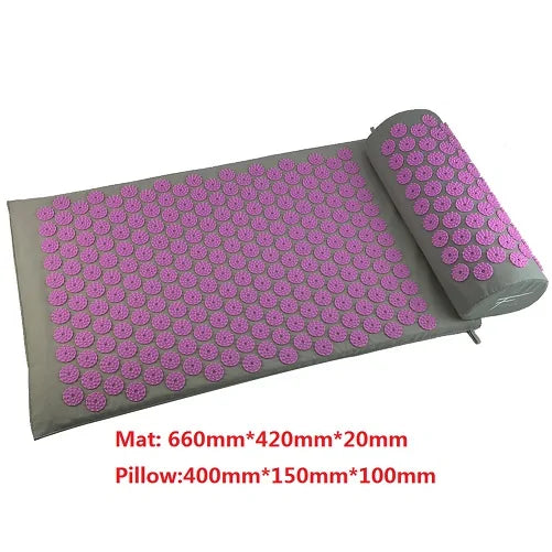 Acupressure Spike Massage Yoga Mat with Pillow GTPD Global Trending Products Direct