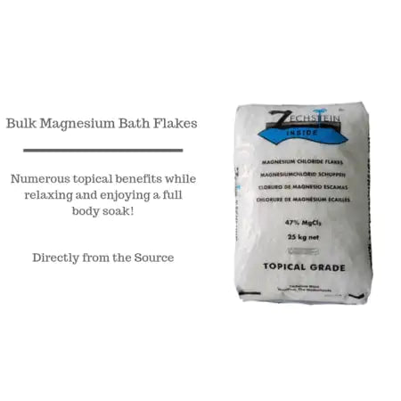 Bulk Magnesium Flakes - 56lb Bag GTPD Global Trending Products Direct