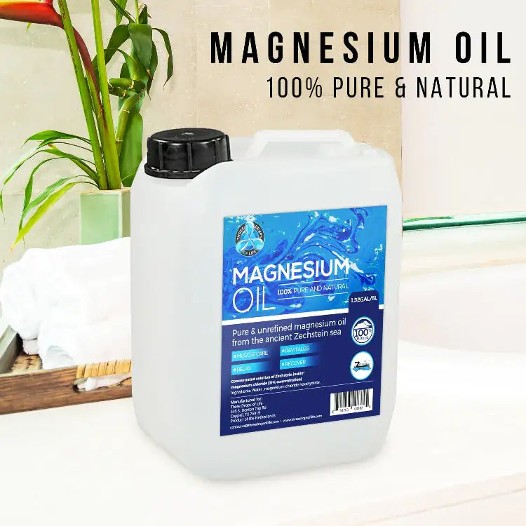 Magnesium Oil - 1.32Gal/5L GTPD Global Trending Products Direct