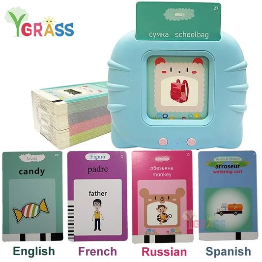 Educational Learning Talking Flash Cards for Kids, Audio Book, Gift, English Language, Russian, Spanish, French GTPD Global Trending Products Direct