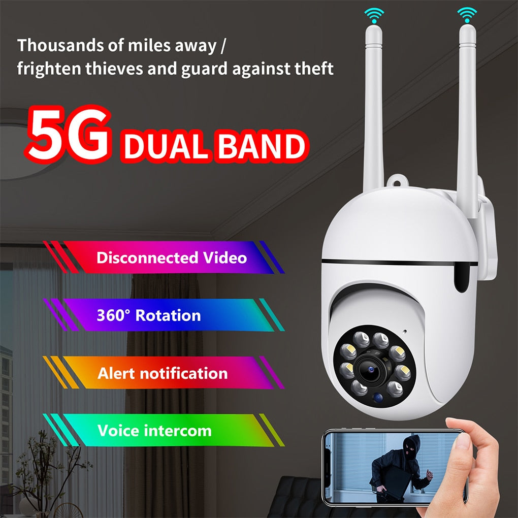 WiFi Network Bulb 1080P Camera Two Way Intercom High Resolution Night View Security Camcorder TF Card Supported E27 GTPD Global Trending Products Direct