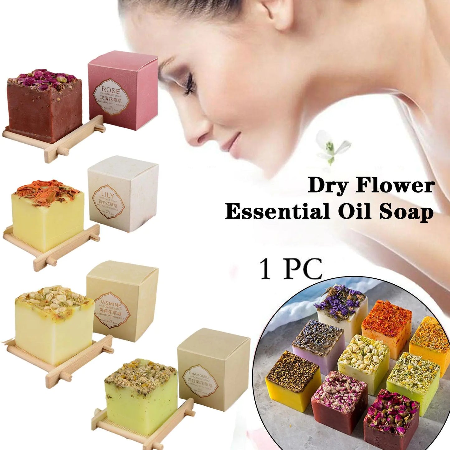 Herbal Essential Oil Handmade Soap GTPD Global Trending Products Direct