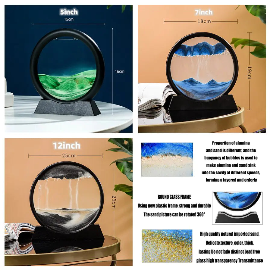 3D Moving Sand Art Decor GTPD Global Trending Products Direct