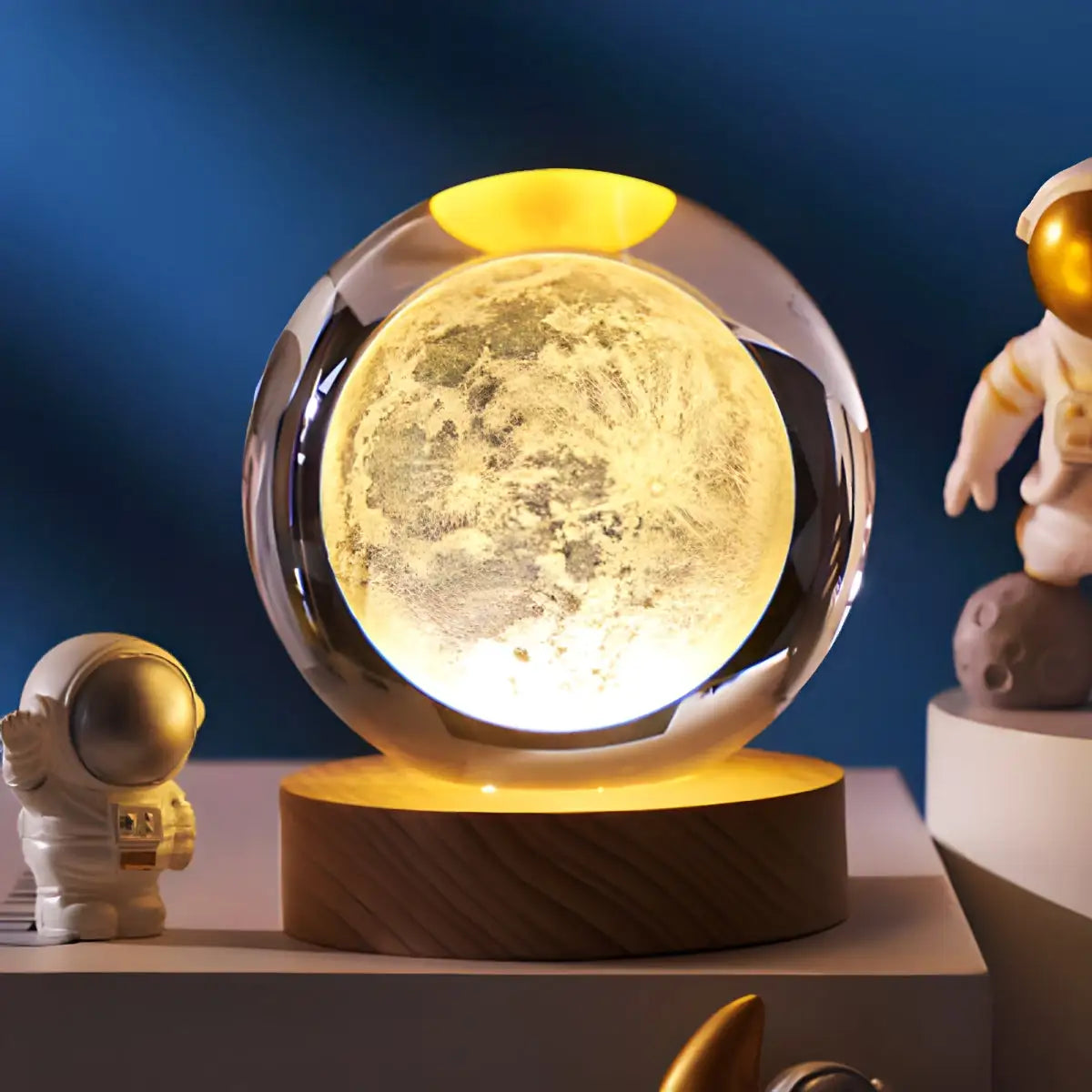 3D Solar System Crystal Ball Night Light GTPD Global Trending Products Direct