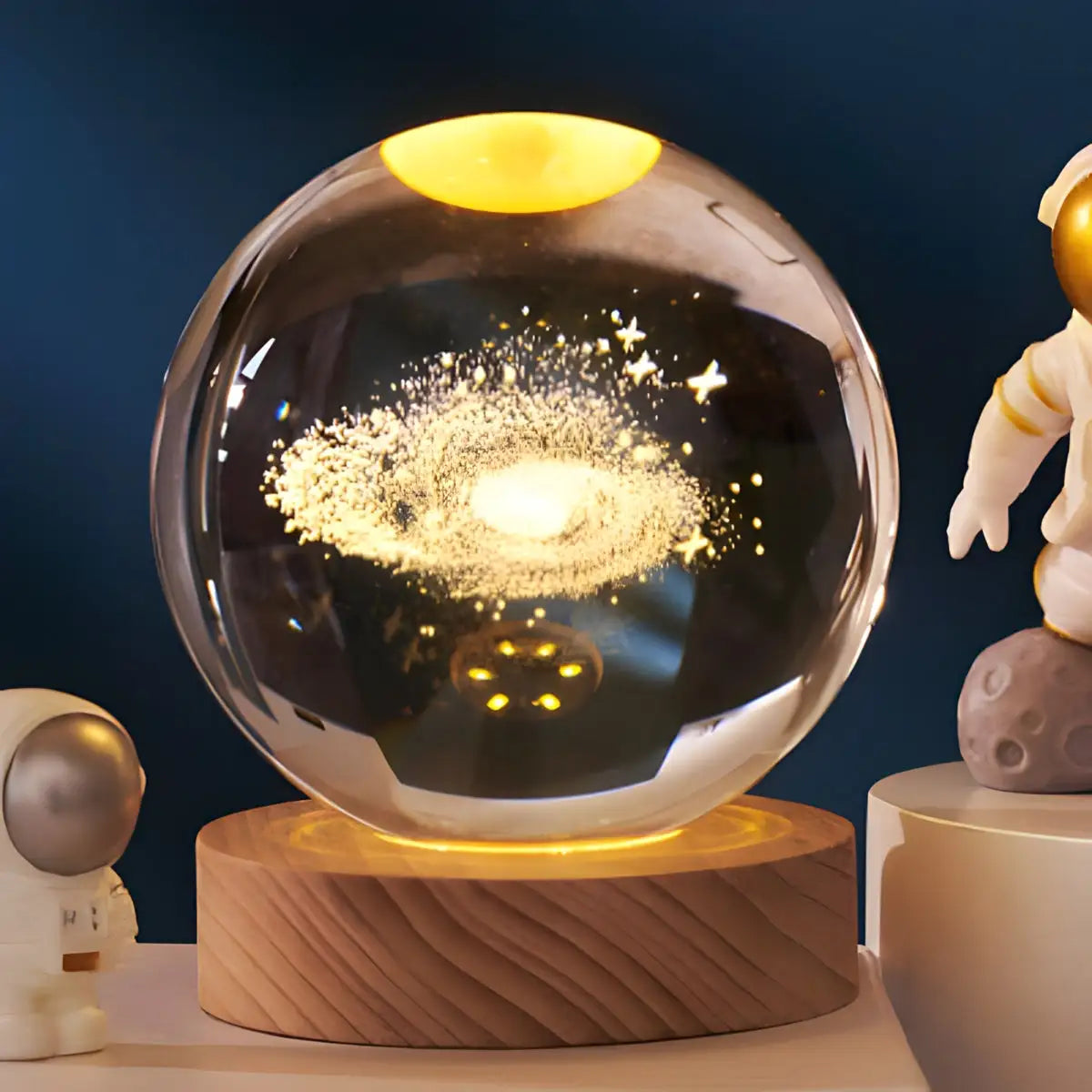 3D Solar System Crystal Ball Night Light GTPD Global Trending Products Direct