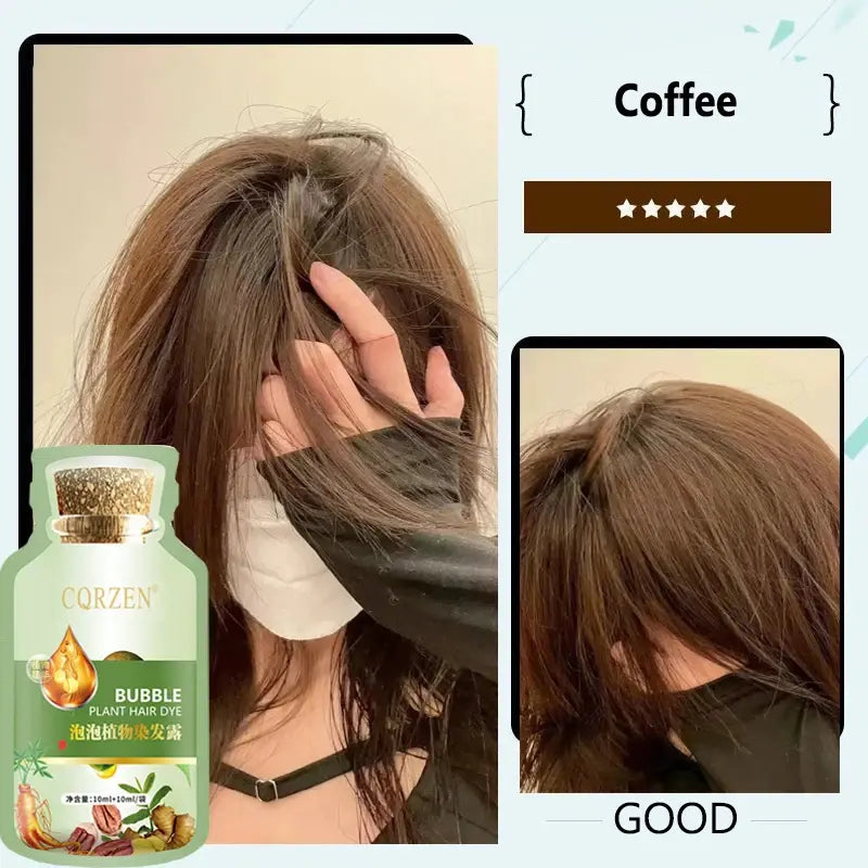 Pure Natural Herbal Hair Dye Shampoo GTPD Global Trending Products Direct