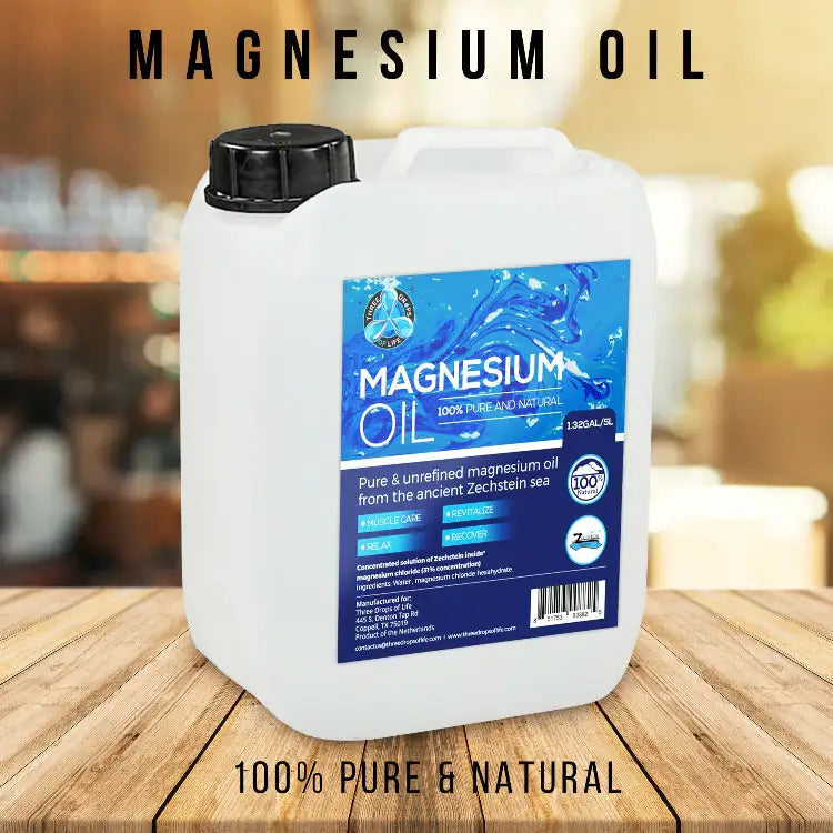 Magnesium Oil - 1.32Gal/5L GTPD Global Trending Products Direct