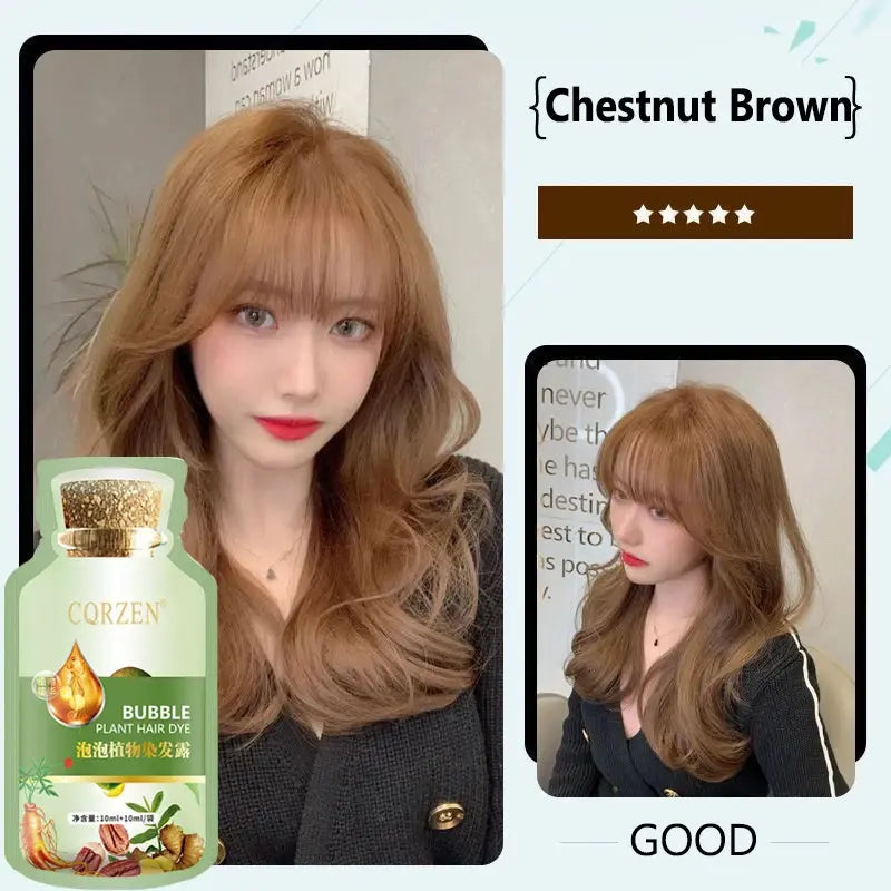 Pure Natural Herbal Hair Dye Shampoo GTPD Global Trending Products Direct