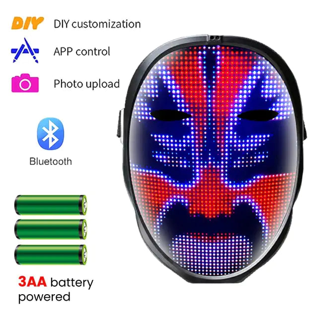 LED Party Face Mask GTPD Global Trending Products Direct