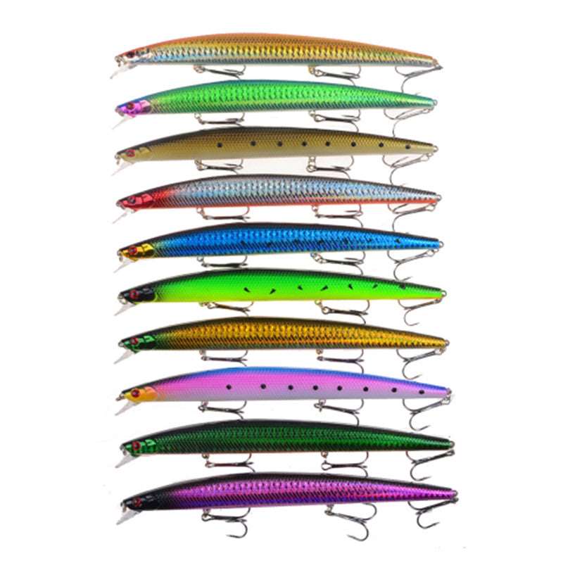 Fishing Minnow Lures Laser 18cm/24g Hard Crank baits Sea Wobbler