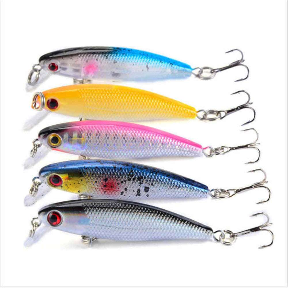 Fishing Lure Quality Minnow Lure 3D Eyes Artificial Jig Wobblers Crankbait Fishing Bait