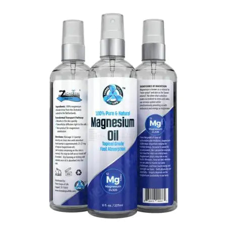 Pure Magnesium Oil Spray - From the Zechstein Sea - 8 oz GTPD Global Trending Products Direct