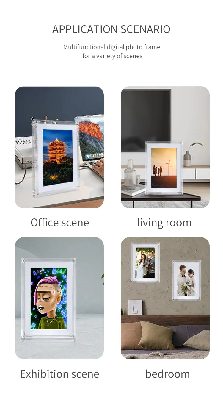 Acrylic Digital Photo Frame GTPD Global Trending Products Direct