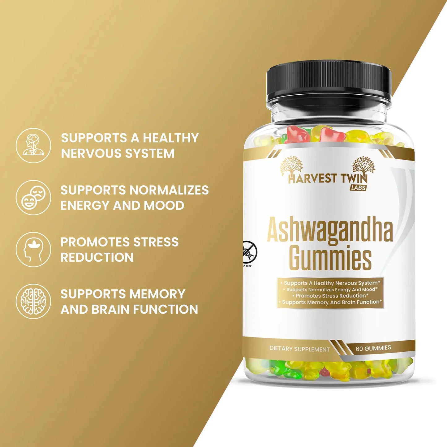 Ashwagandha B Gummies for Natural Stress Relief GTPD Global Trending Products Direct