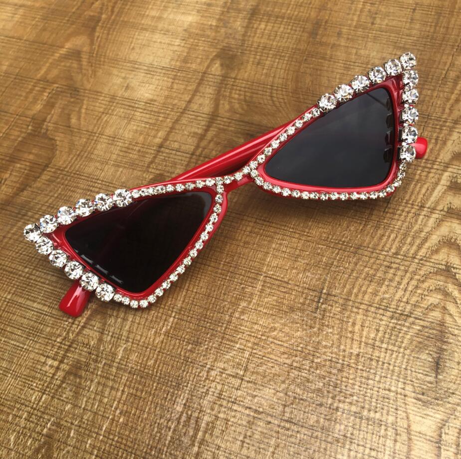 ZAOLIHU Baby Cat Eye Sunglasses Kids  Diamond Crystal Sun Glasses UV400 Summer Shades Black Red Small Eyewear Luxury Gafas de GTPD Global Trending Products Direct