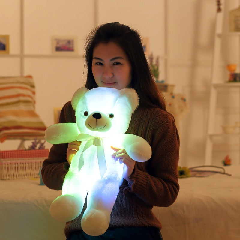 Teddy Bear LED Glowing Stuffed toy Christmas light or Gift for Kid GTPD Global Trending Product Direct