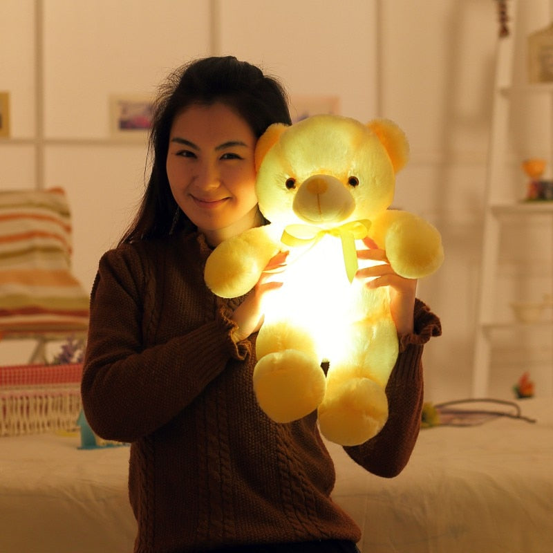 Teddy Bear LED Glowing Stuffed toy Christmas light or Gift for Kid GTPD Global Trending Product Direct