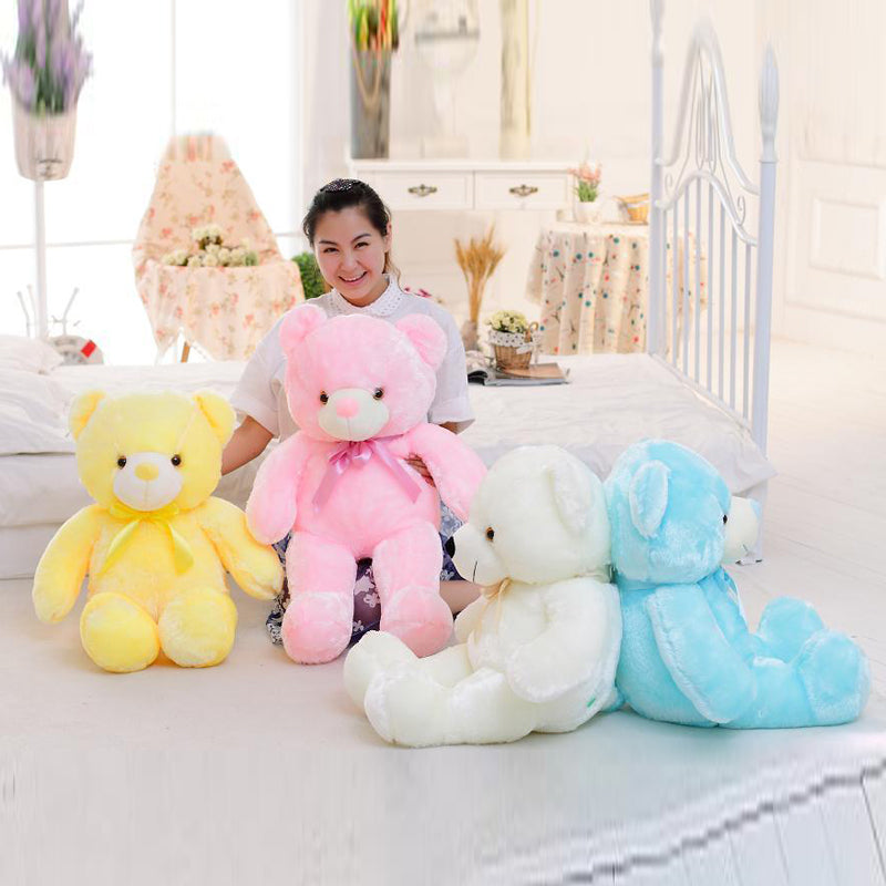 Teddy Bear LED Glowing Stuffed toy Christmas light or Gift for Kid GTPD Global Trending Product Direct