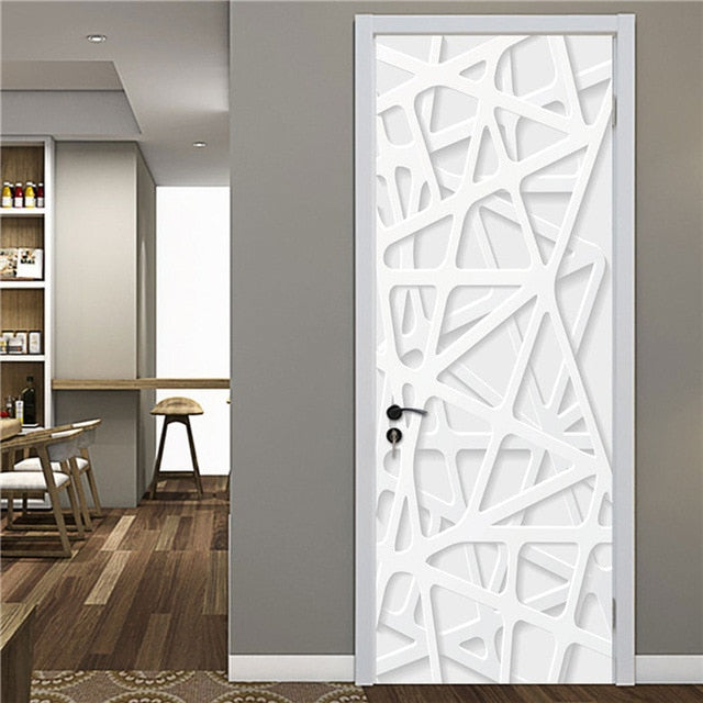 Door Fashion Home Decoration Self Stick Wallpaper Waterproof Renovation Art Poster GTPD Global Trending Products Direct
