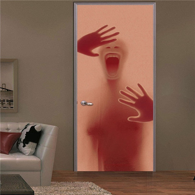 Door Fashion Home Decoration Self Stick Wallpaper Waterproof Renovation Art Poster GTPD Global Trending Products Direct