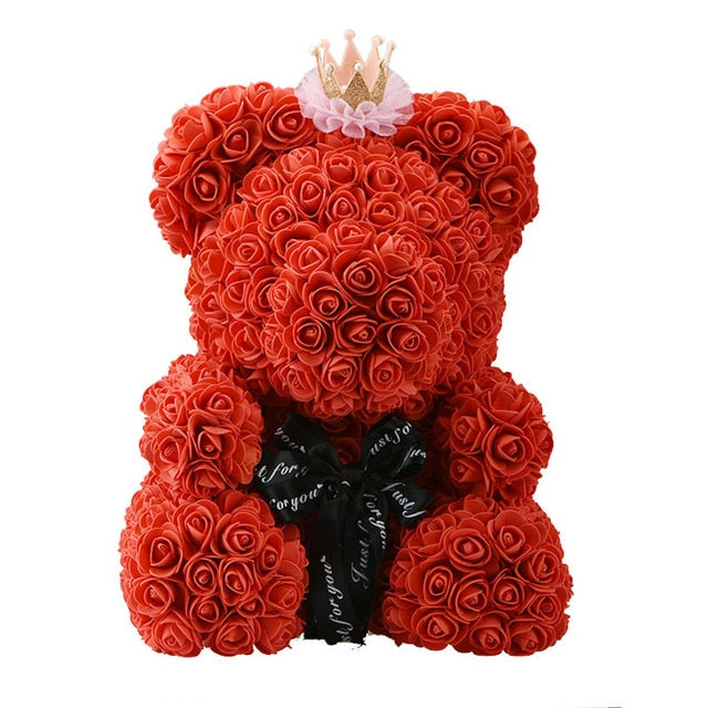 Valentine or Romantic Gift Teddy Bear or Unicorn Rose Flower Gift or Artificial Decoration GTPD Global Trending Product Direct