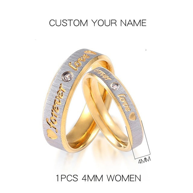 Customized Rings Men Women His & Her GTPD Global Trending Product Direct