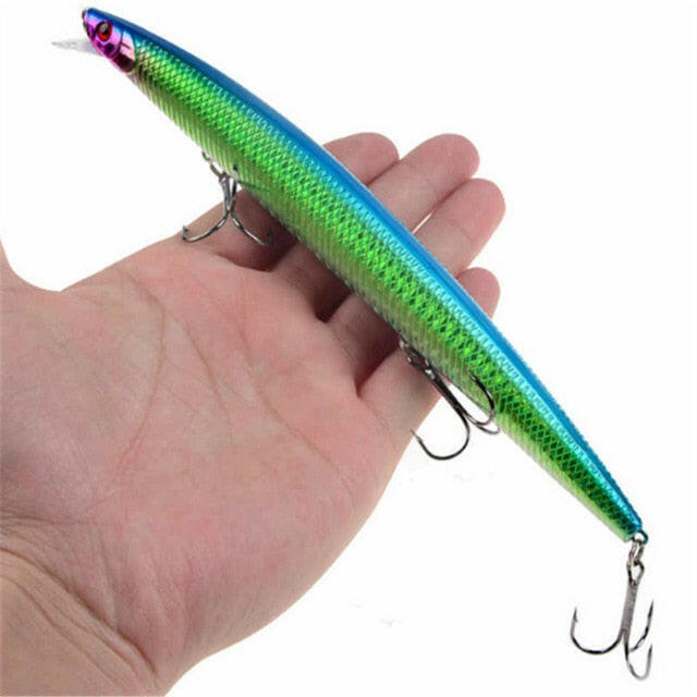 Fishing Minnow Lures Laser 18cm/24g Hard Crank baits Sea Wobbler GTPD Global Trending Products Direct