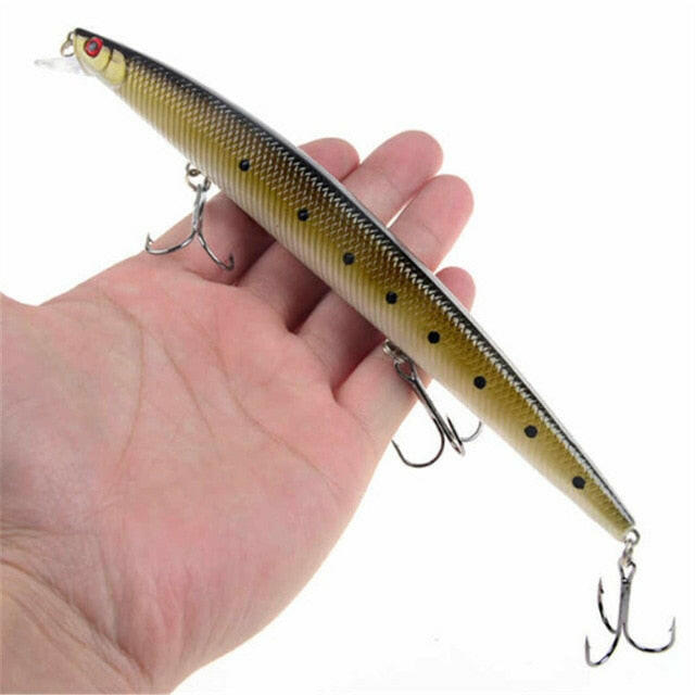 Fishing Minnow Lures Laser 18cm/24g Hard Crank baits Sea Wobbler GTPD Global Trending Products Direct