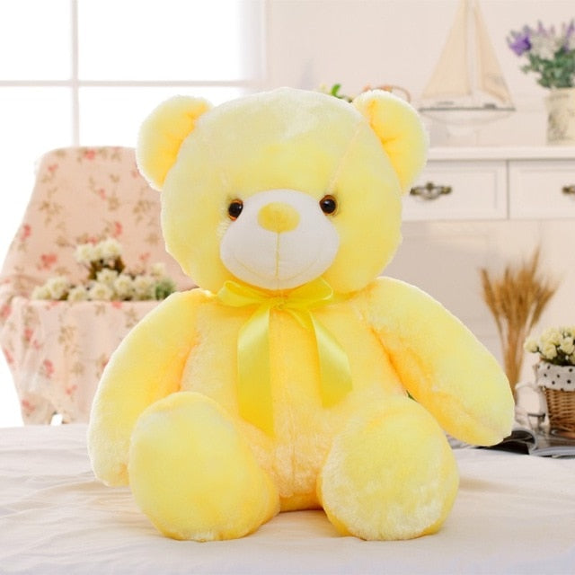 Teddy Bear LED Glowing Stuffed toy Christmas light or Gift for Kid GTPD Global Trending Product Direct