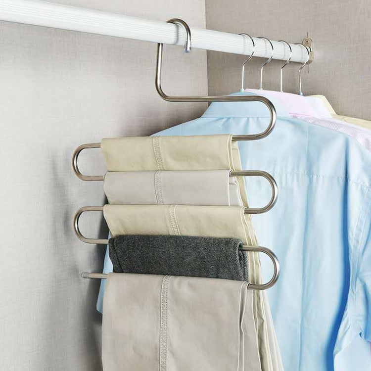 Trouser rack stainless steel multi-layer  trouser hanger GTPD Global Trending Products Direct