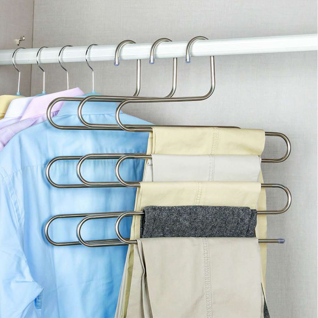Trouser rack stainless steel multi-layer  trouser hanger GTPD Global Trending Products Direct